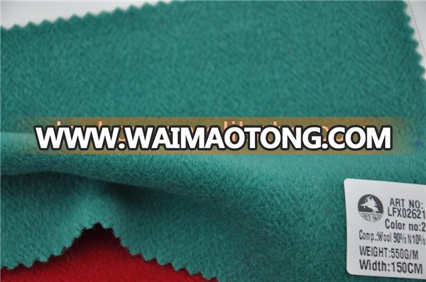 Wholesale high quality herringbone design wool nylon woolen fleece coat fabric