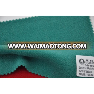 Wholesale high quality herringbone design wool nylon woolen fleece coat fabric